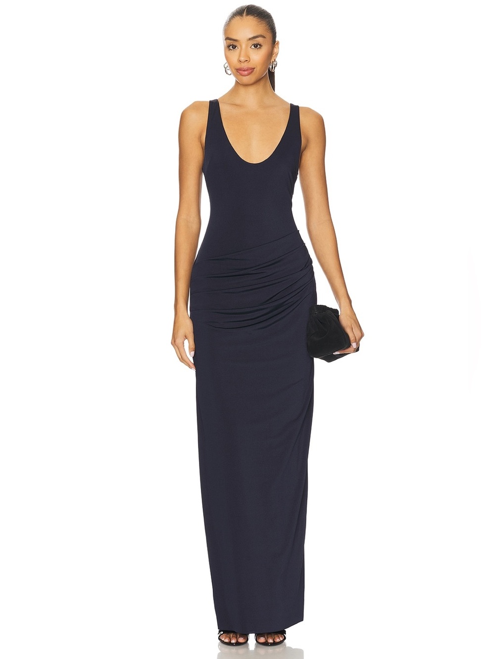 A.L.C. Draped Ruched Maxi Dress | Size M